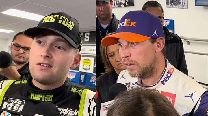 William Byron & Denny Hamlin React to Texas Penalty