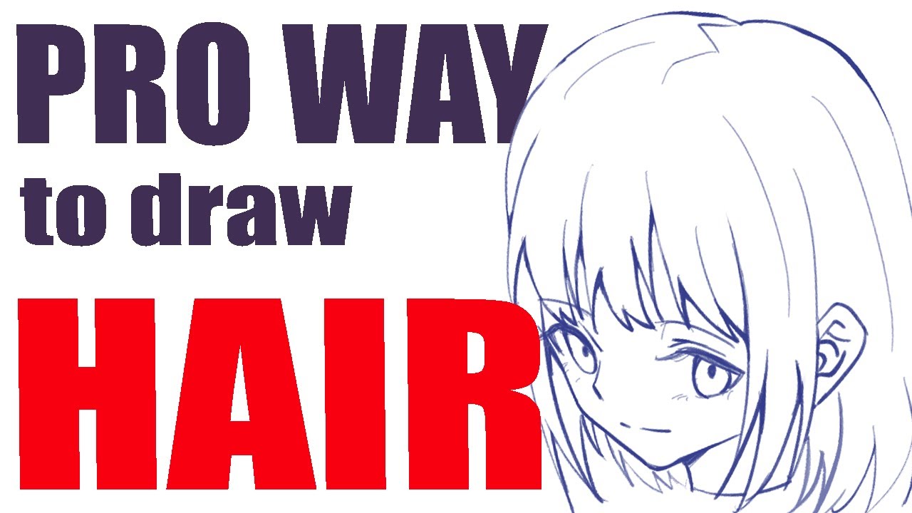 How to draw anime hair easy  Draw so easy Anime 