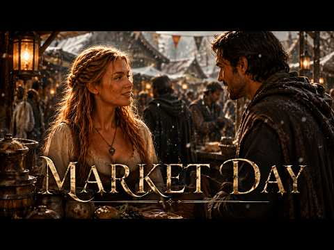 Market Day in Winterwood 🍺 | Cinematic Folk Music