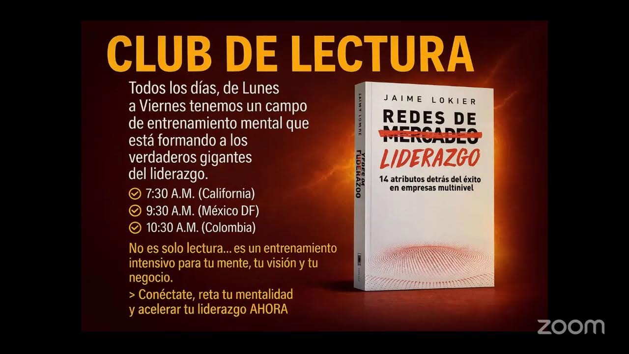 Redes de liderazgo Parte 13 Club de lectura con el DE Sergio Navarro.