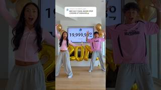 20 Million Subscribers  Viral Chanel X Shiny Dance Trend  Cadel And Mia shorts dance