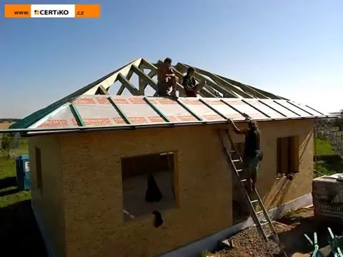 Ret Det er det heldige organ Jak se staví dům za 3 minuty - Certiko Lešany u Prostějova - YouTube