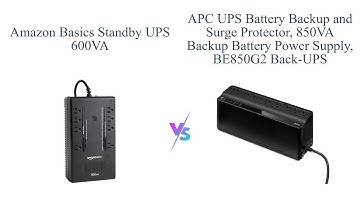 Amazon Basics Standby UPS 600VA vs APC UPS 850VA 🔋⚡️