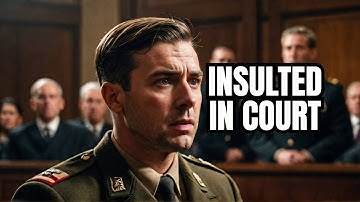 US Army Soldier Insulted by Lady Attorney In Courtroom👩‍⚖️#ai #army