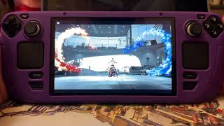 Mortal kombat 1 Liu Kang fatality on Mileena steam deck