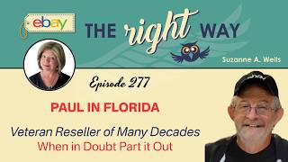 eBay Seller Chat with Paul in Florida: Veteran Reseller of Decades - When in Doubt Part it Out 🛠️ 🧰
