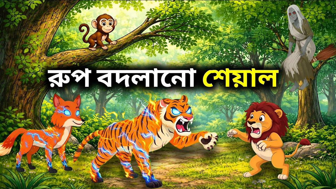ডাইনির জাদুর আপেল ও রুপ বদলানো শেয়াল 