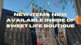 NEW PRODUCTS INSIDE OF SWEET LIFE 🤍 NEW LIPGLOSSES, NEW MAKEUP BRUSHES, ETC. ✨