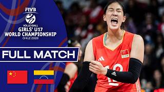 China vs. Venezuela - Pool Play | Girls' U17 World Championship - 2026 screenshot 2