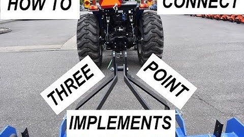 Connecting 3 Point Implements