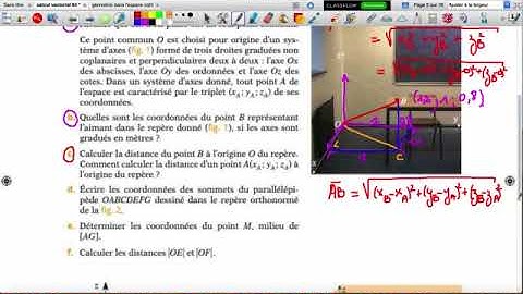calcul vectoriel vidéo 1