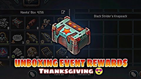 Unboxing Thanksgiving Event Rewards | DOZ SURVIVAL