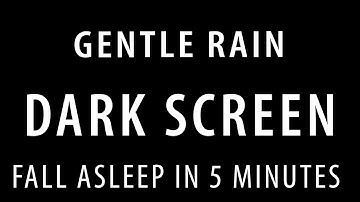 10 Hours BLACK SCREEN - Help You Fall Asleep Within 3 Minutes REAL heavy rain with thunderstorm