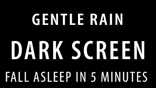 10 Hours BLACK SCREEN - Help You Fall Asleep Within 3 Minutes REAL heavy rain with thunderstorm
