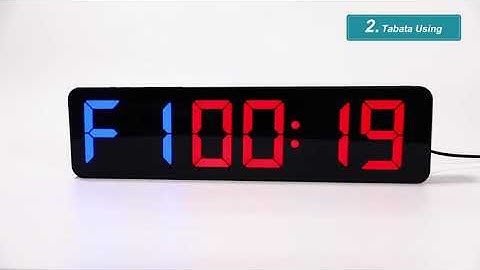 The Teaching Video of ANJANK Gym Timer Clock