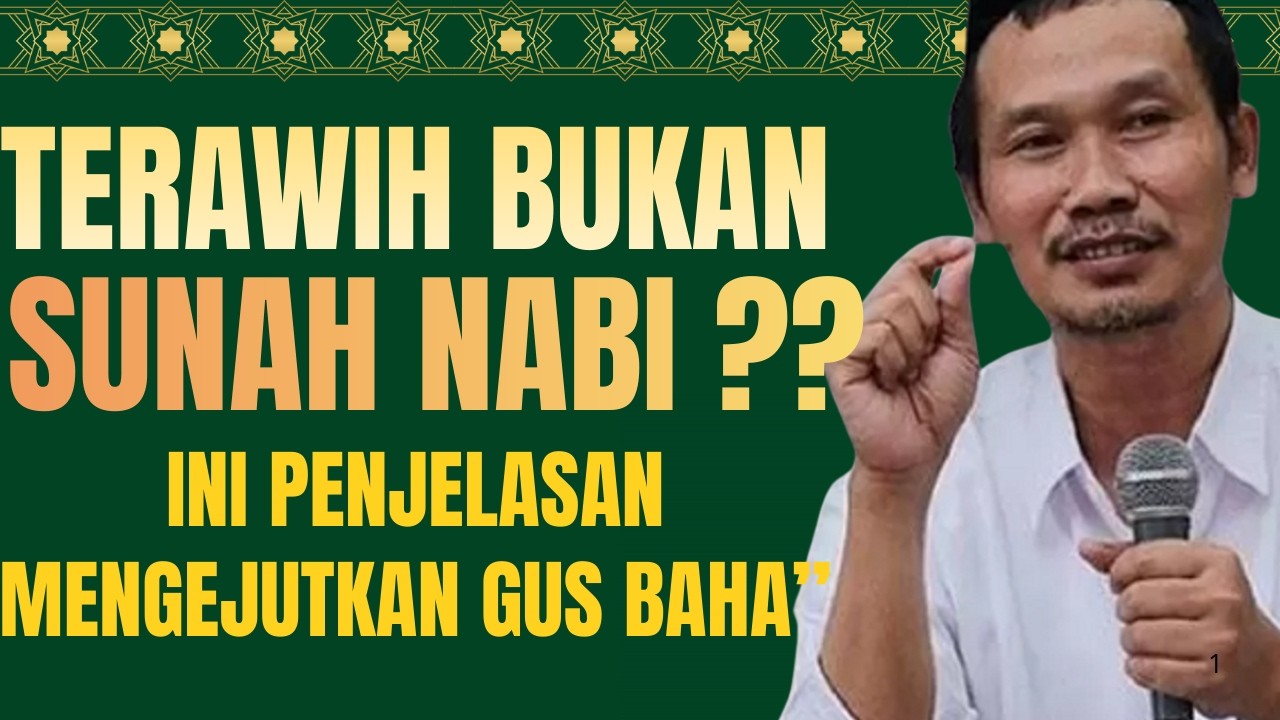 GUS BAHA - TERAWIH BUKAN SUNAH NABI?INI PENJELASAN DARI GUS BAHA#terbaru2026