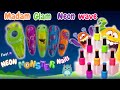 💥 Madam Glam Neon Wave + Spring Cat Eye Gel Swatches &amp; Monsters Inc Nail Art!