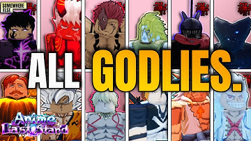 I Spent 200+ Hours Getting Every 0.03% GODLY Unit In Anime Last Stand Roblox!