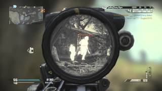 First sniper clip on ghosts! (festive camo)