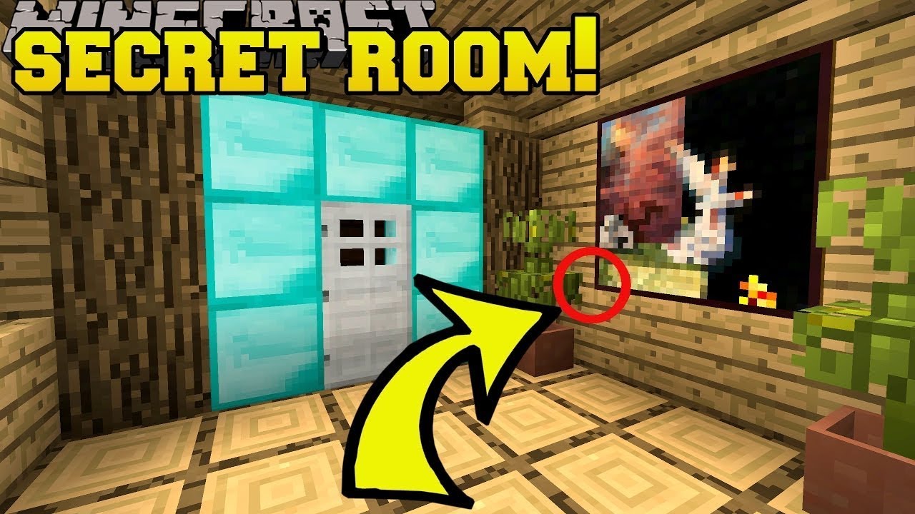 Secret room майнкрафт