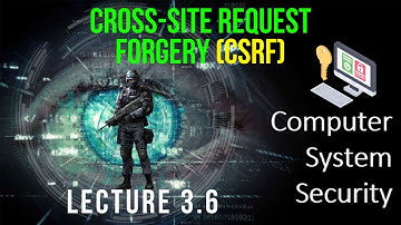 Lecture 3.6 | Cross site request forgery | CSRF Attack | Computer system security | css | #Aktu #css