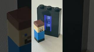 How to Make a Lego Minecraft Micro-Scale Nether Portal #lego #minecraft #legominecraft #shorts