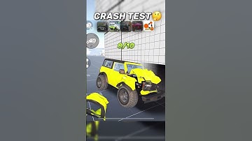 Top 5 Mobile Games CRASH-TEST😱 #crashtest #carparkingmultiplayer #beamngdrive