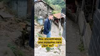 Encontramos una máquina rara en el lavadero del pueblo de Santibanes de Murias
