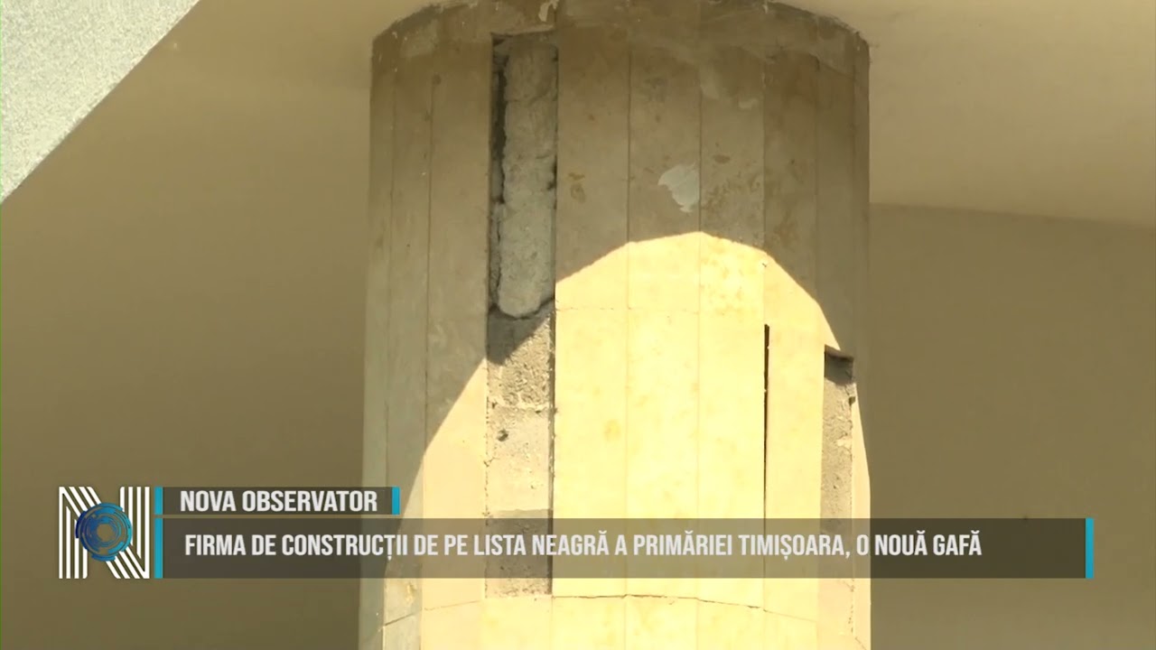 Firma de construcții de pe lista neagră a Primăriei Timișoara, o nouă gafă