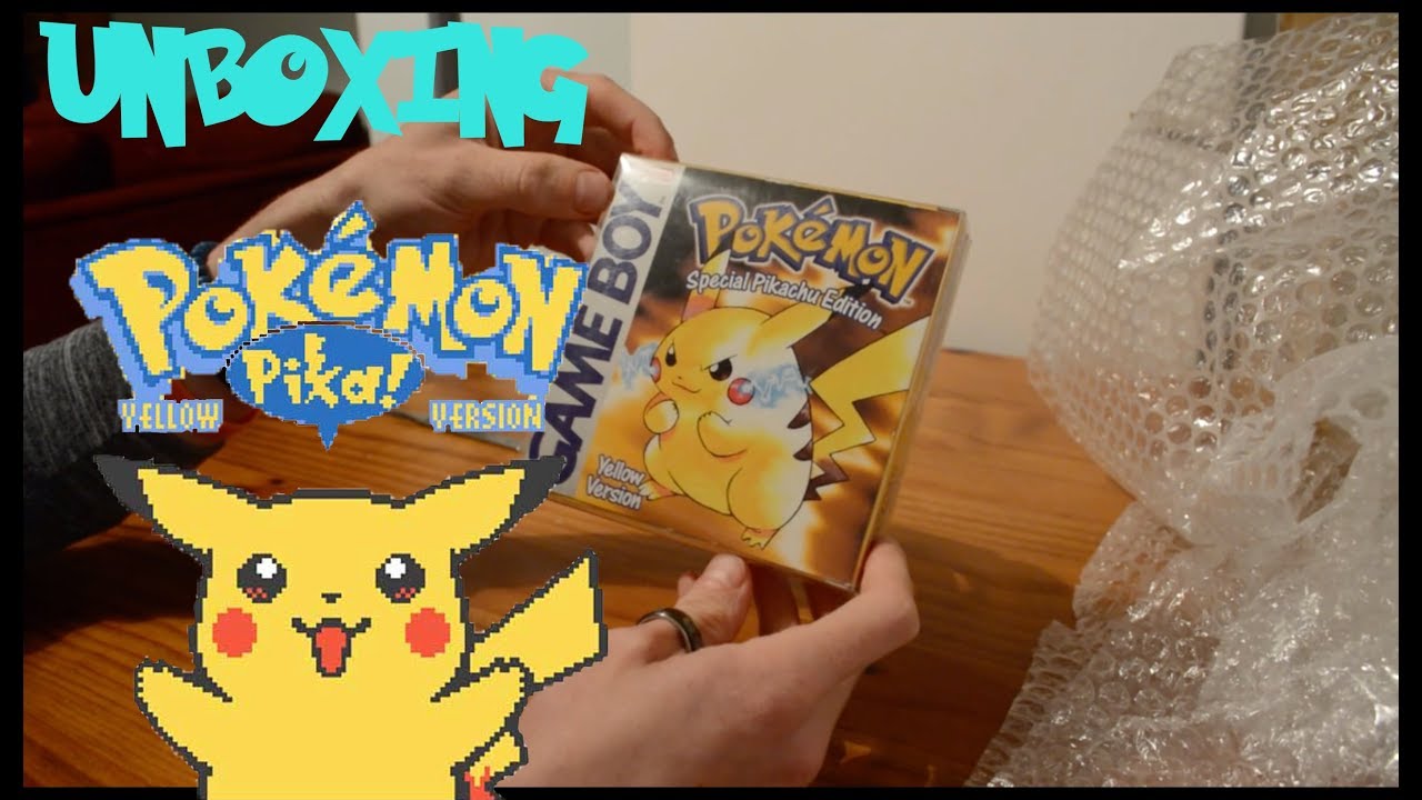 RETRO UNBOXING Mint condition Pokemon Yellow YouTube