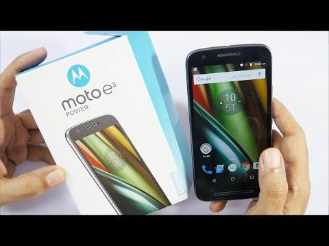 Moto E3 Power Budget Android Phone Unboxing & Oveview