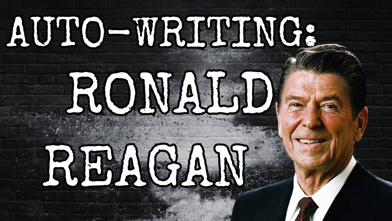 AUTO WRITING: RONALD REAGAN