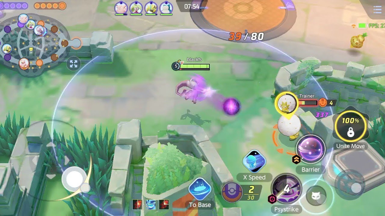 Mega Mewtwo Y OP Pokemon Unite Gameplay