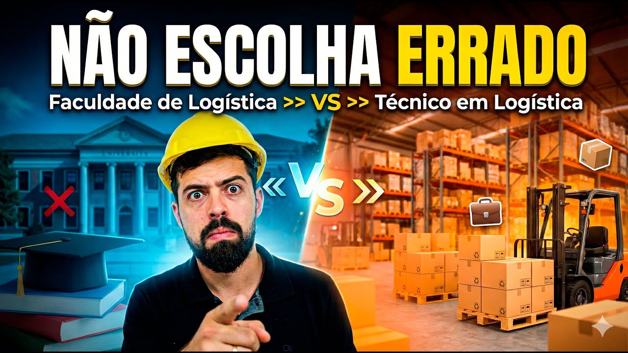 TÉCNICO em LOGÍSTICA Vale a Pena? Comparação REAL com FACULDADE