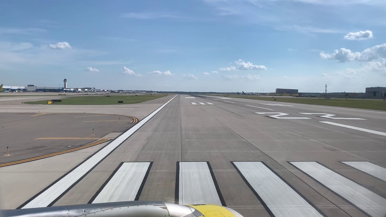 Spirit Airlines leaving Detroit