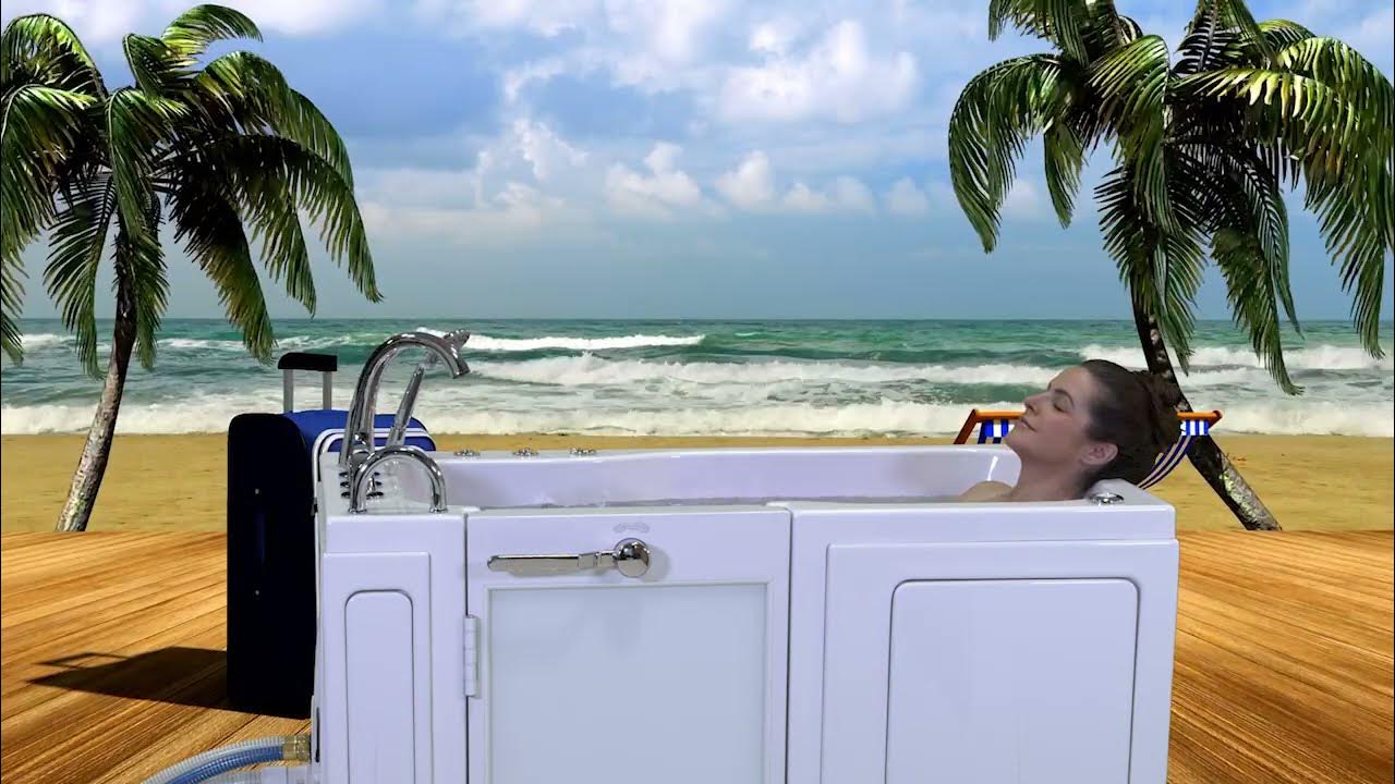 Heavenly Portable Walk In Tubs Promotional Video 18772238977 YouTube