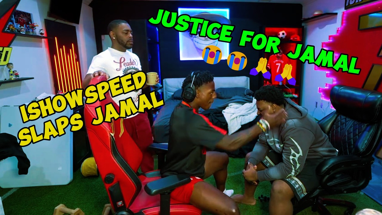 IShowSpeed Slaps Jamal For 51 Million Subs, Justice For Jamal 😭🙏