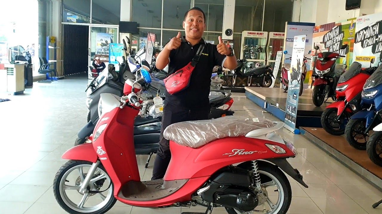 YAMAHA Mio FINO GRANDE 125 Merah DOFF YouTube