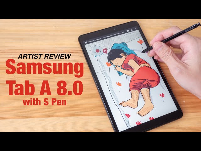 Artist Review: Samsung Tab A 8.0 with S Pen (2019) - YouTube