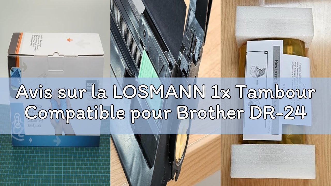 Avis sur la LOSMANN 1x Tambour Compatible pour Brother DR-243CL BK/C/M/Y pour Brother MFC-L3770CDW M