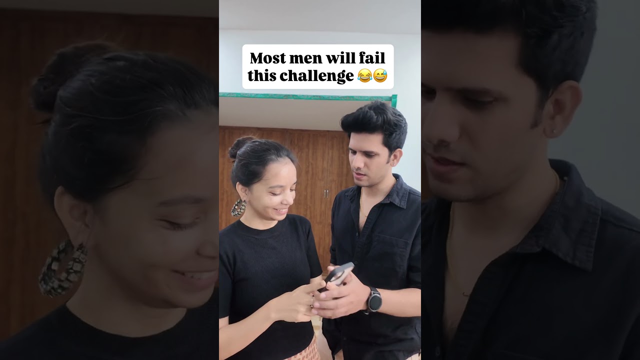 He Missed the Obvious 😳 | Wife Tests Husband’s Focus | Funny Couple Short