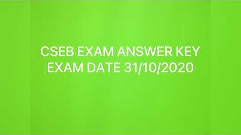 Junior clerk exam provision answer key || Exam date 31/10/2020