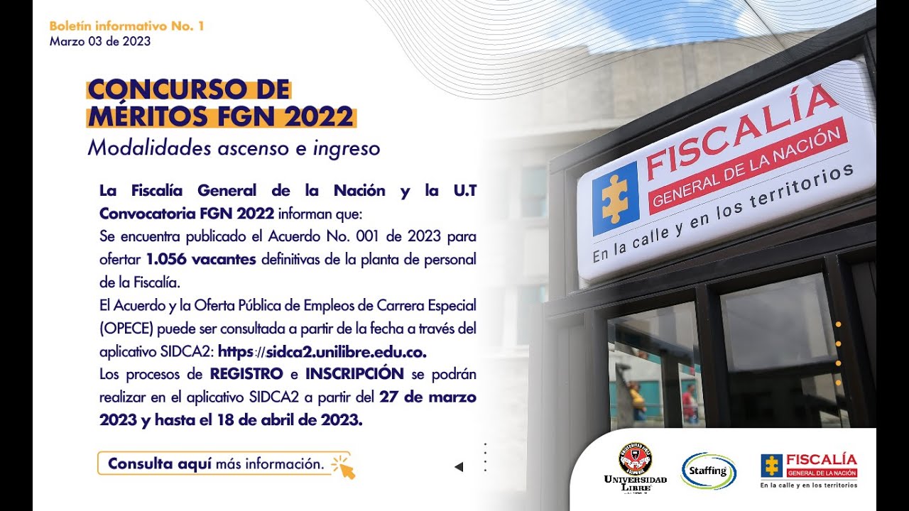 Paso a Paso Como Inscribirse Al Concurso De Meritos de la Fiscalia 2022 ...
