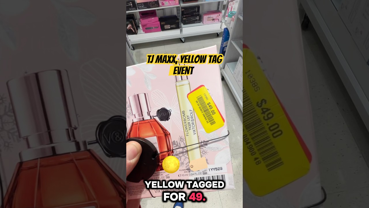 T.J. Maxx yellow tag clearance is in full force and effect. 