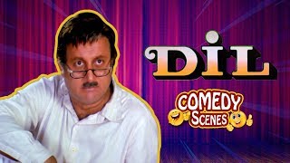 Best comedy scenes - Dil (1990) Movie - Aamir Khan - Madhuri Dixit - Anupam Kher
