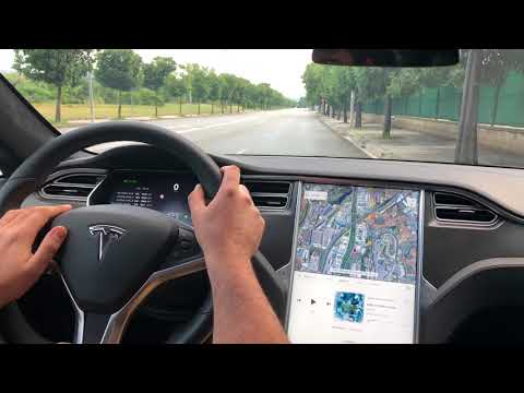 Tesla Model S P100D Ludicrous mode acceleration.