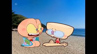 O DRONGO QUEBROU A PRANCHA DA NATASHA 