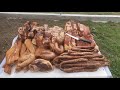 CUM CONSERVAM CARNEA AFUMATA/PRODUSE TRADITIONALE ROMANESTI/ PRODUSE DE VANZARE/ CARNE LA GARNITĂ