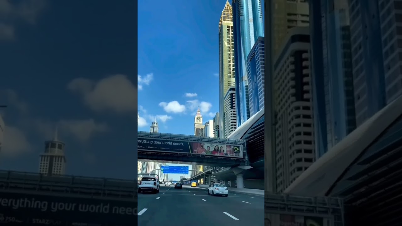 Dubai4K Driving Sheikh Mohammed Bin Zayed Road 🔥. Next Level DUBAI Roads