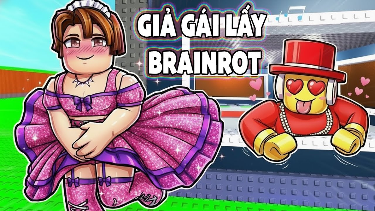 Giả Làm Con Gái 24H Để Cướp BRAINROT Bí Mật Trong Steal A Brainrot